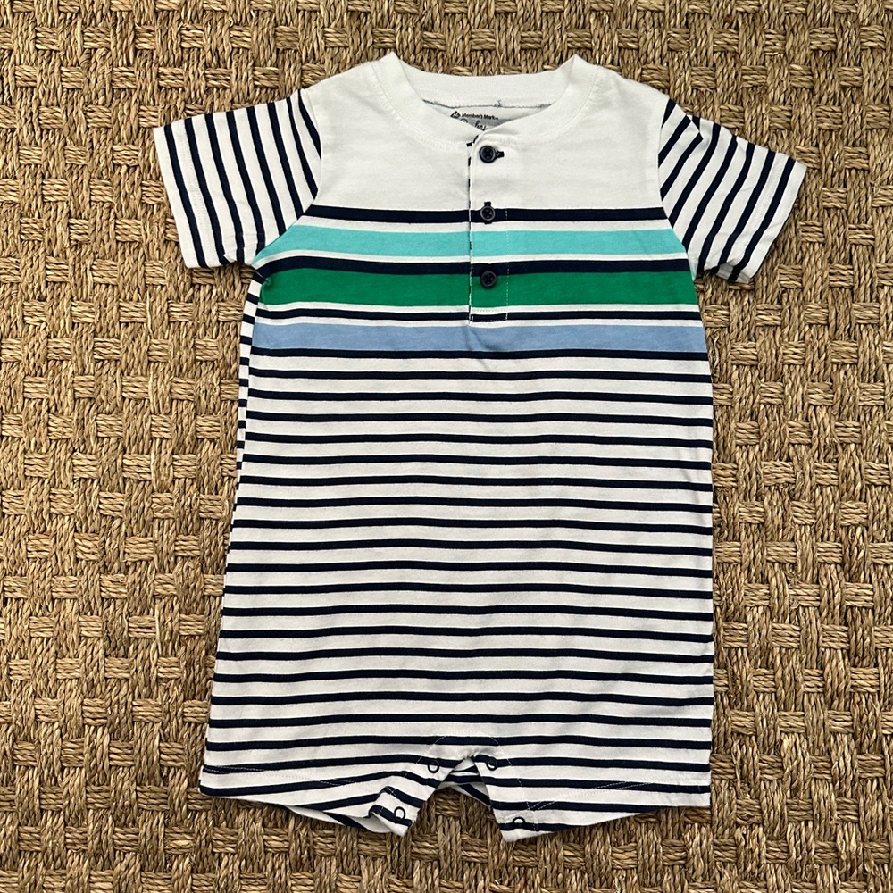 Striped Romper